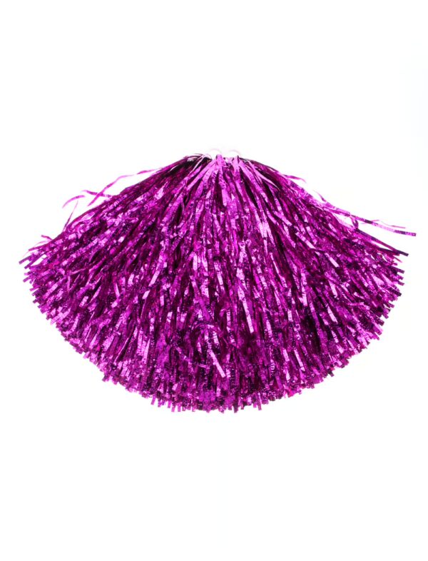 Kostümzubehör Pom Pom metallic pink