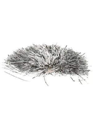 Kostümzubehör Pom Pom metallic silber