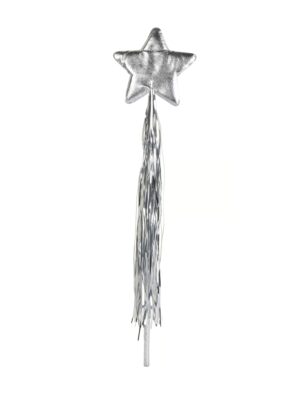 Kostümzubehör Prinzessinnen Stab silber