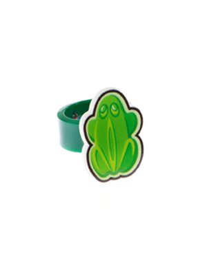 Kostümzubehör Ring HARIBO Quaxi grün