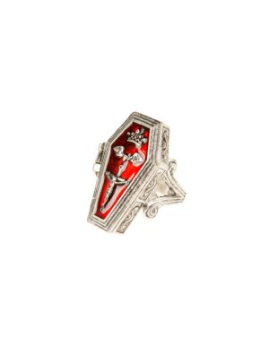 Kostümzubehör Ring Sarg Farbe: silber