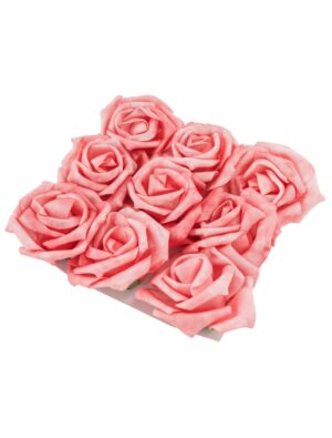 Kostümzubehör Rose Schaumstoff 9 Stk. pink