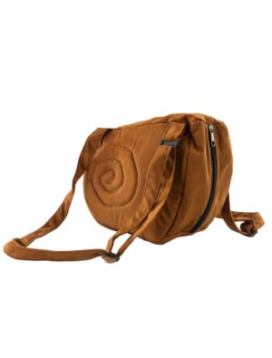 Kostümzubehör Rucksack Schneckenhaus braun