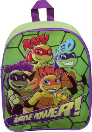 Kostümzubehör Rucksack Turtles Kinder Farbe: grün