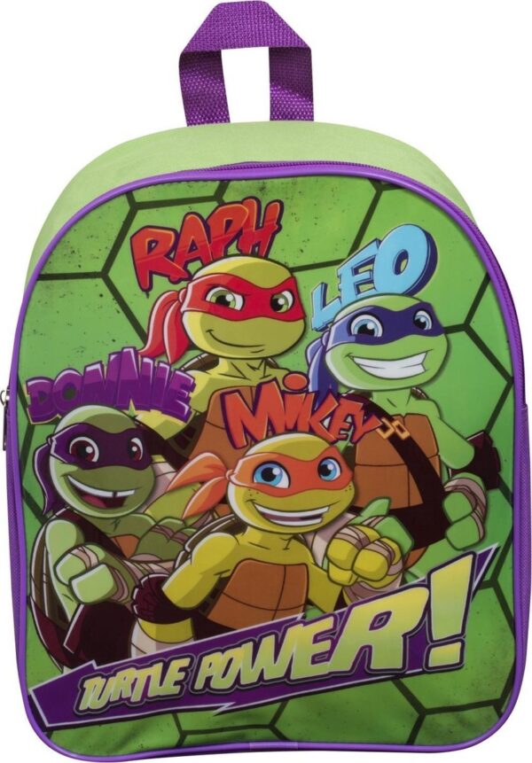 Kostümzubehör Rucksack Turtles Kinder Farbe: grün