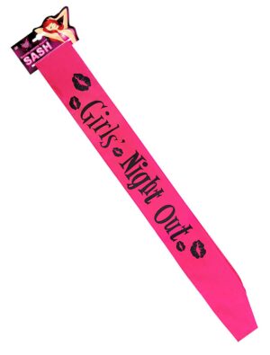 Kostümzubehör Schärpe Girls night out Farbe: pink