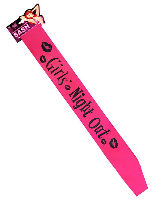 Kostümzubehör Schärpe Girls night out Farbe: pink