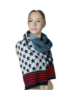 Kostümzubehör Schal USA stars & stripes Farbe: mehrfarbig