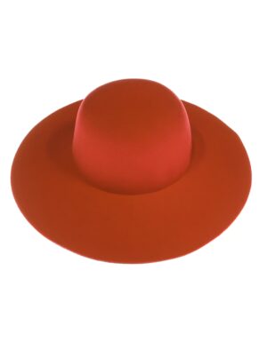 Kostümzubehör Schlapphut rot one size