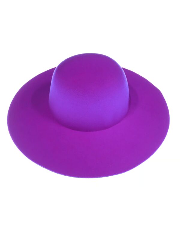 Kostümzubehör Schlapphut violett one size