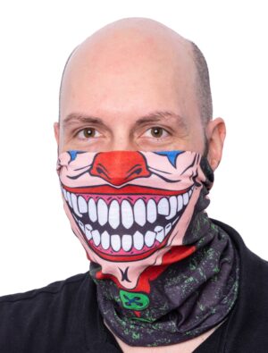 Kostümzubehör Schlauchtuch Clown Farbe: mehrfarbig