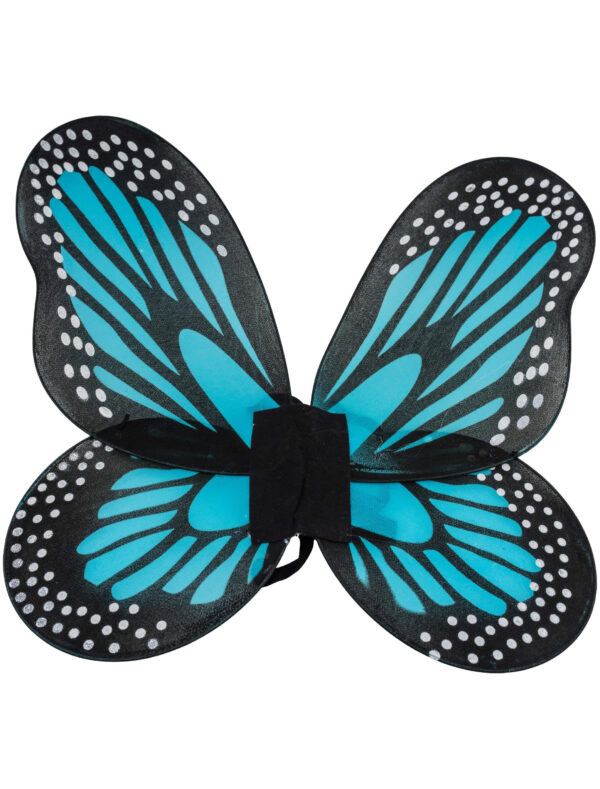 Kostümzubehör Schmetterlingsflügel blau 61 x 50 cm
