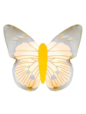 Kostümzubehör Schmetterlingsflügel gelb