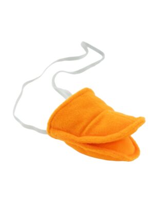 Kostümzubehör Schnabel Plüsch Ente orange