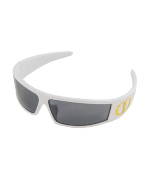 Kostümzubehör Schnelle Brille weiß