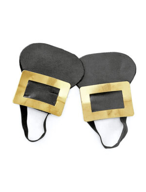 Kostümzubehör Schuhschnallen gold