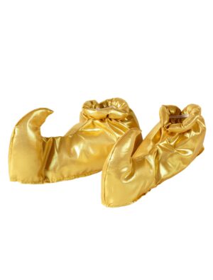 Kostümzubehör Schuhüberzieher Maharadscha Farbe: gold