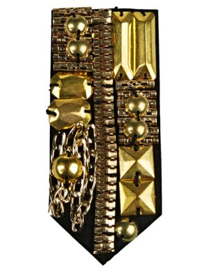 Kostümzubehör Schulterklappe goldene Verzierung