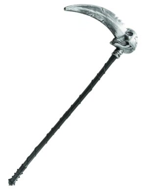 Kostümzubehör Sense mit Totenkopf 84