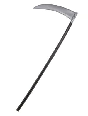 Kostümzubehör Sense variable Länge bis 90cm Farbe: grau