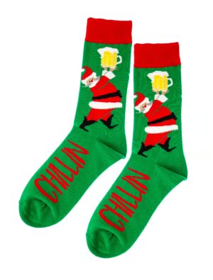 Kostümzubehör Socken Nikolaus one size Farbe: grün