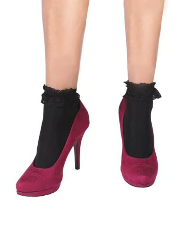 Kostümzubehör Socken Rock & Roll schwarz
