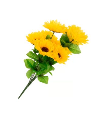 Kostümzubehör Sonnenblumenbusch Farbe: gelb