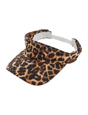 Kostümzubehör Sonnencap Leopard beige/braun one size