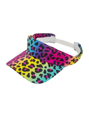 Kostümzubehör Sonnencap Leopard bunt one size Farbe: bunt