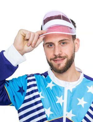 Kostümzubehör Sonnencap transparent pink