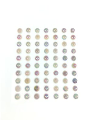 Kostümzubehör Sticker 70 Stk. silber