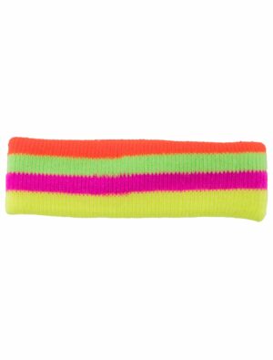 Kostümzubehör Stirnband Gestreift bunt Farbe: bunt