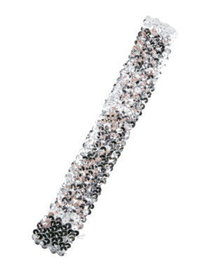 Kostümzubehör Stirnband Pailletten silber
