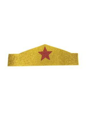 Kostümzubehör Stirnband gold mit Stern