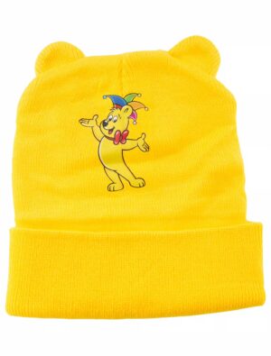 Kostümzubehör Strickmütze HARIBO Goldbären gelb