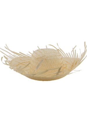 Kostümzubehör Strohhut beige one size