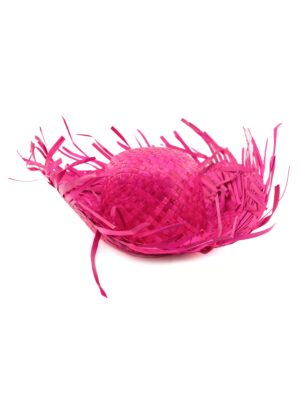 Kostümzubehör Strohhut pink one size