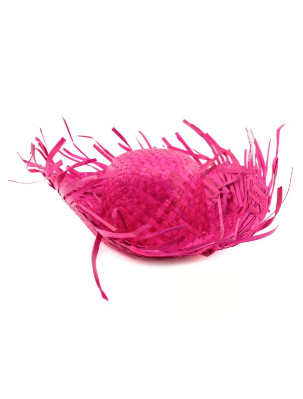 Kostümzubehör Strohhut pink one size