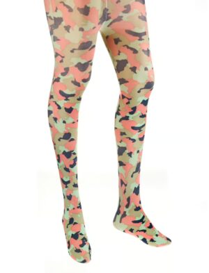 Kostümzubehör Strumpfhose 40den camouflage