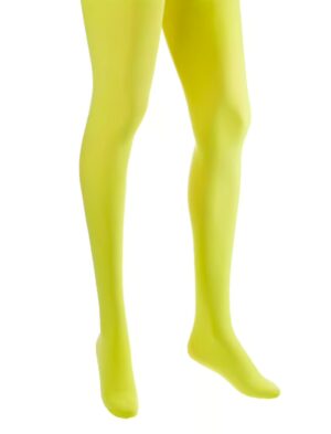 Kostümzubehör Strumpfhose 60den Damen neongrün L/XL