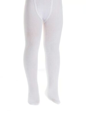 Kostümzubehör Strumpfhose Kinder Mädchen weiß-134