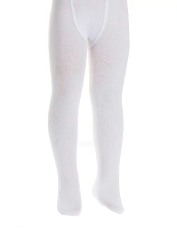 Kostümzubehör Strumpfhose Kinder Mädchen weiß-134