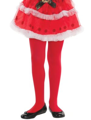 Kostümzubehör Strumpfhose Kinder rot