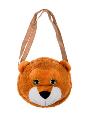 Kostümzubehör Tasche Bärenkopf Farbe: weiß/braun