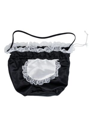 Kostümzubehör Tasche Dienstmädchen Farbe: schwarz/weiß