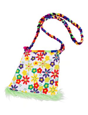 Kostümzubehör Tasche Flower Power Farbe: mehrfarbig