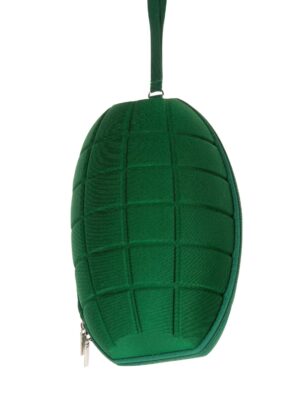 Kostümzubehör Tasche Granate grün