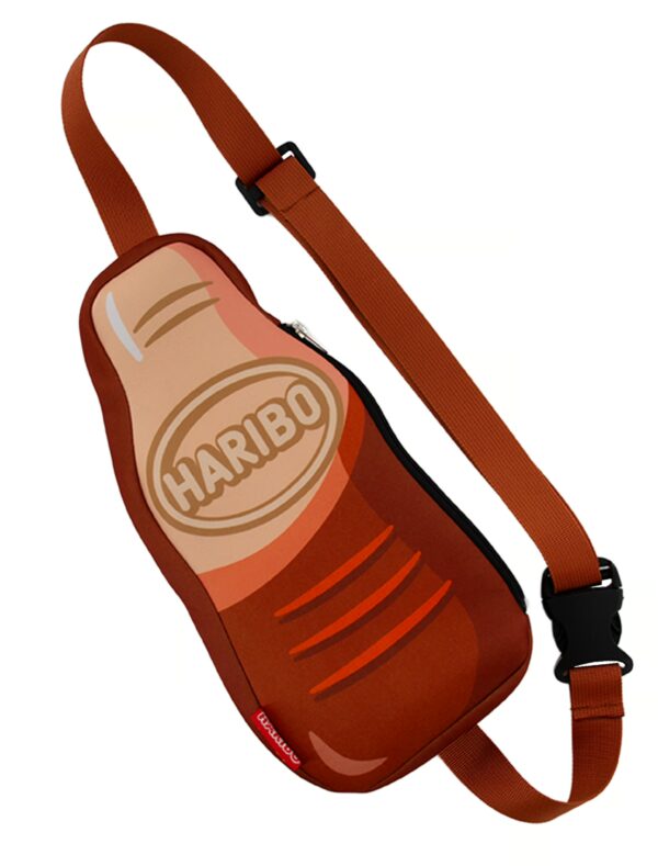 Kostümzubehör Tasche HARIBO Happy-Cola braun
