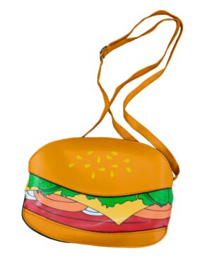 Kostümzubehör Tasche Hamburger Farbe: mehrfarbig