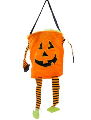 Kostümzubehör Tasche Kürbis orange